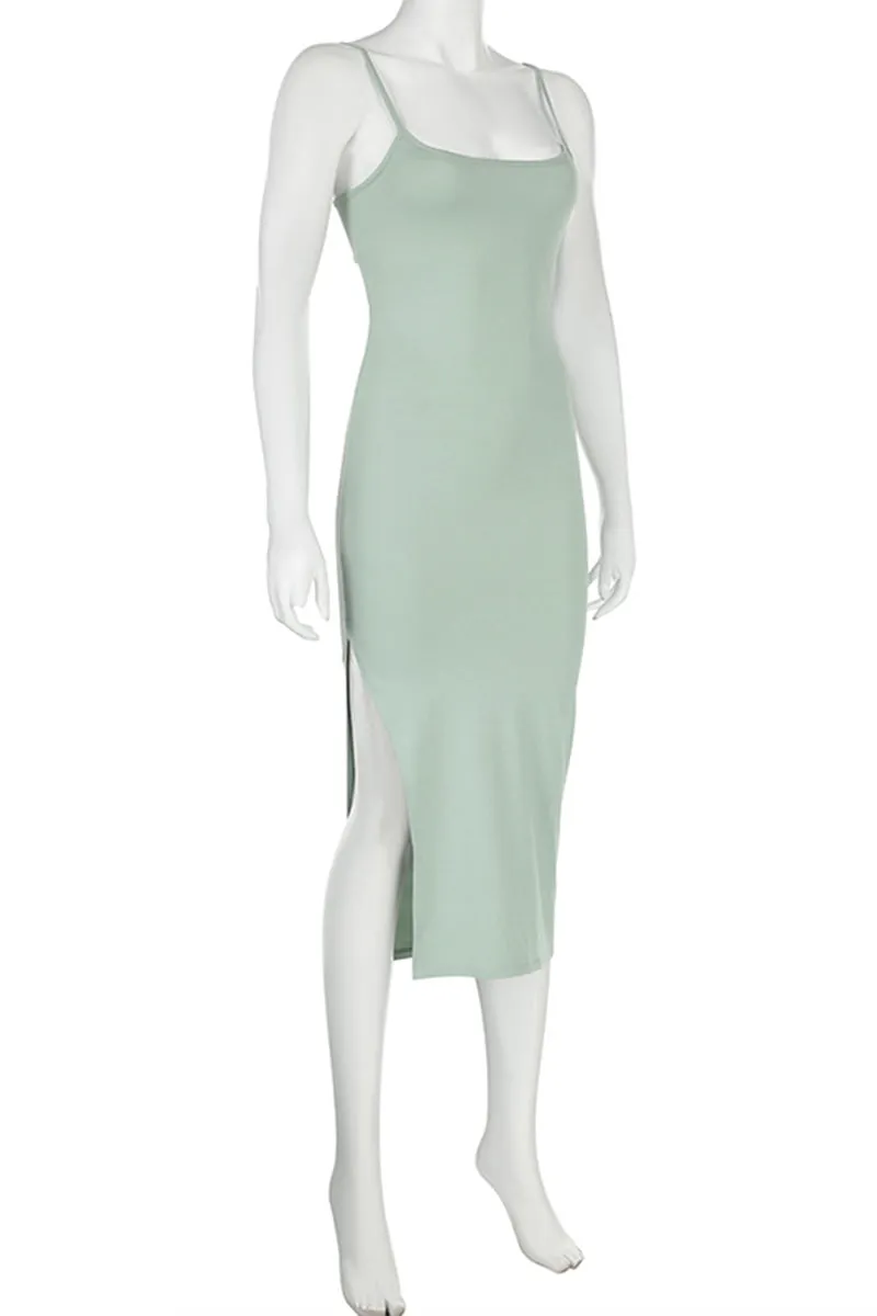 BQ3288 Slip Midi Dress