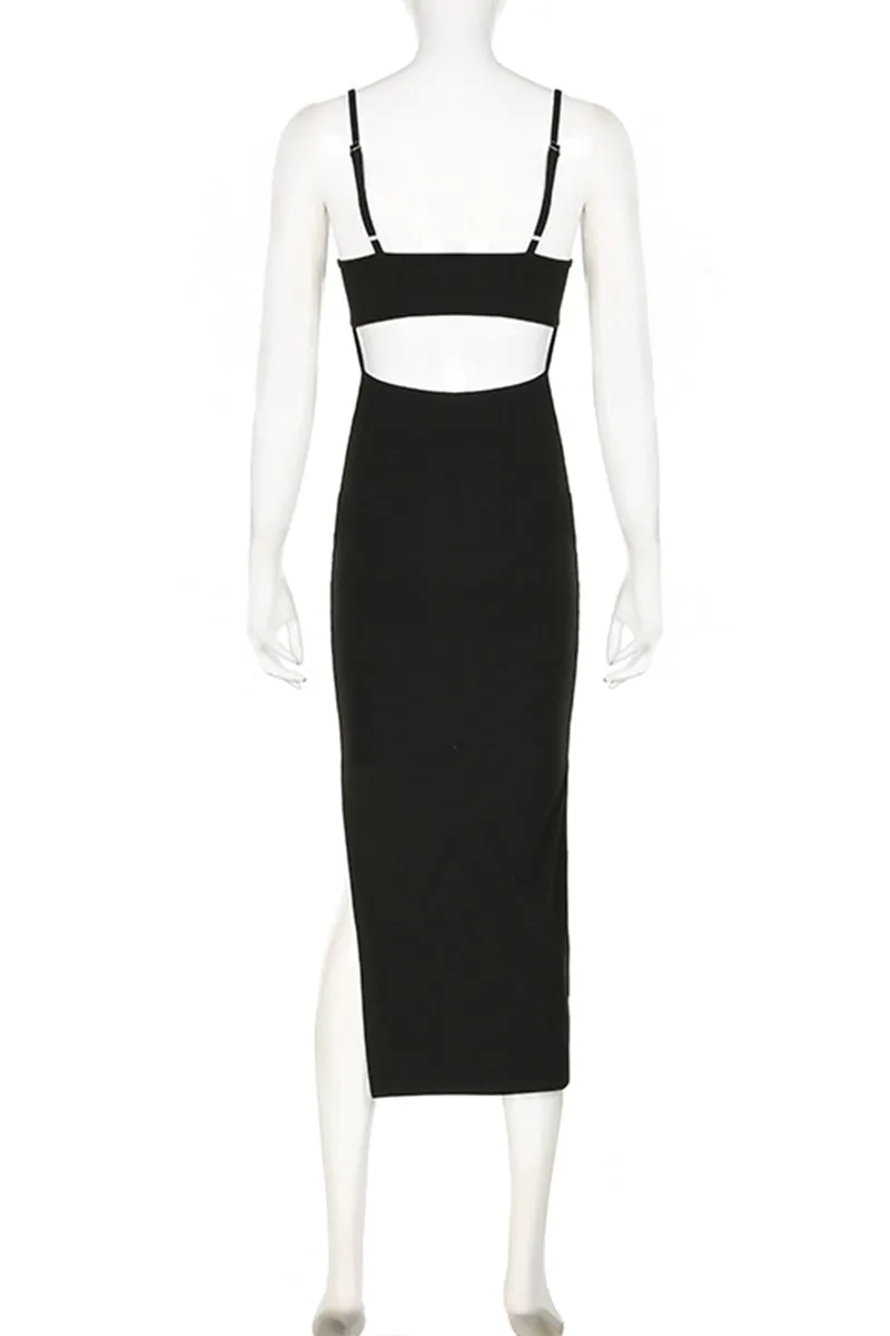 BQ3288 Slip Midi Dress