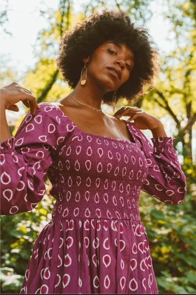 Bridgehampton Plum Dress