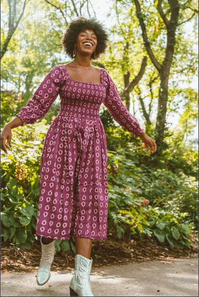 Bridgehampton Plum Dress