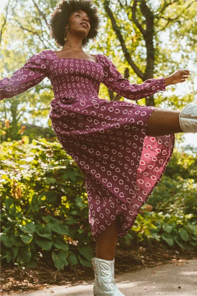 Bridgehampton Plum Dress