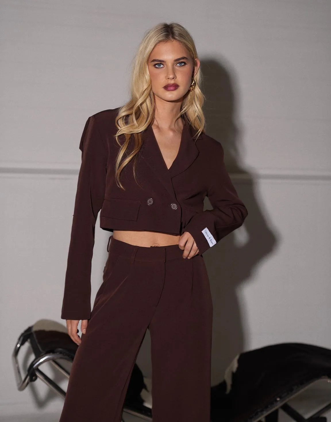 Bruine F/W Edit Cropped LS - Blazer