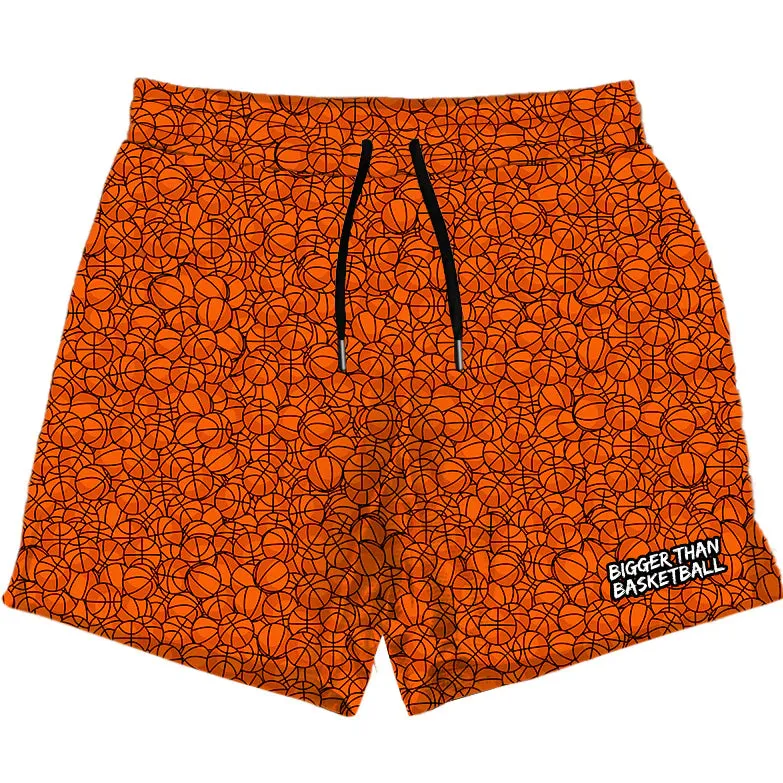 BTB Basketball Pattern Shorts