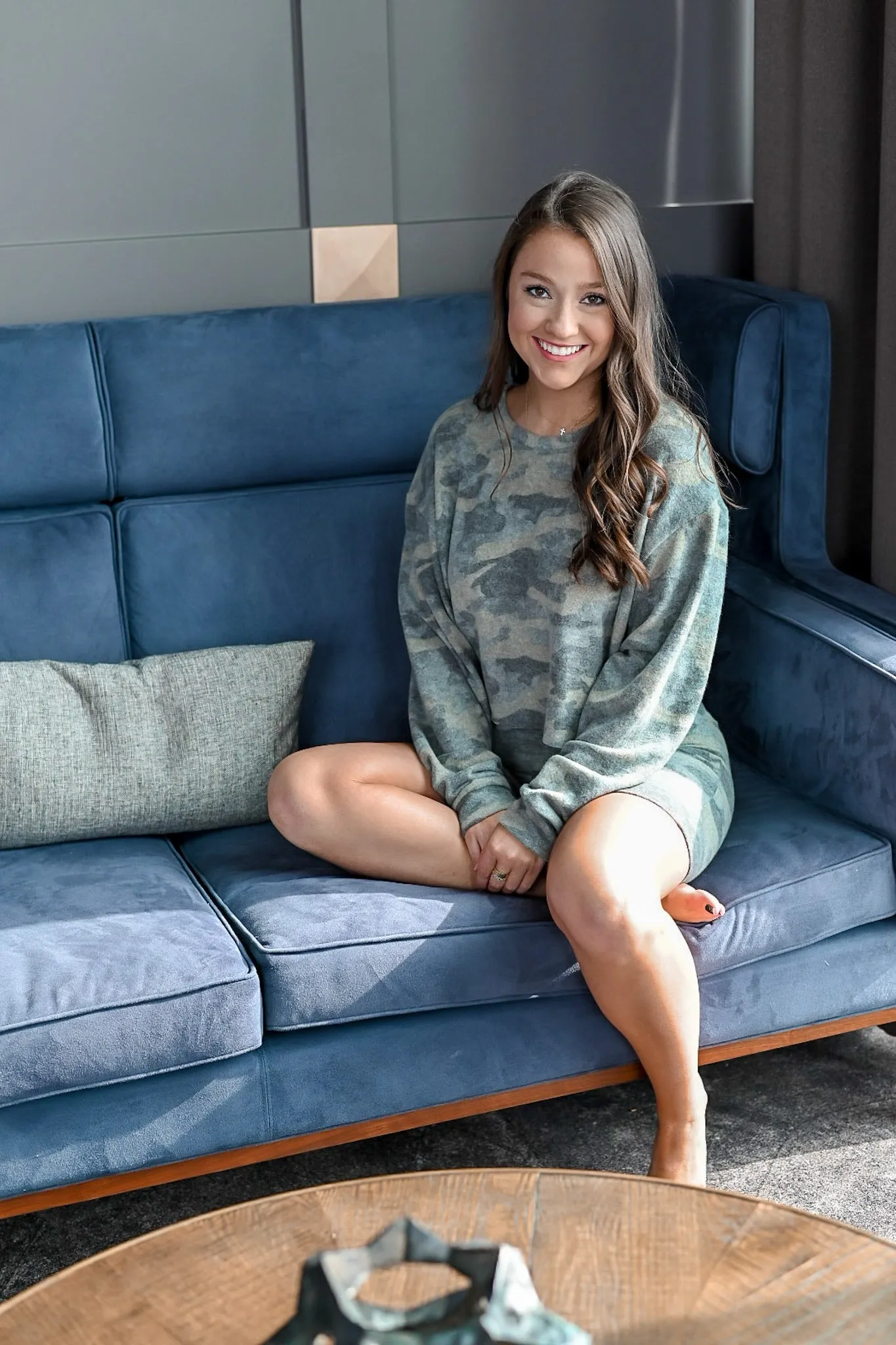 Camo Biker Short Set