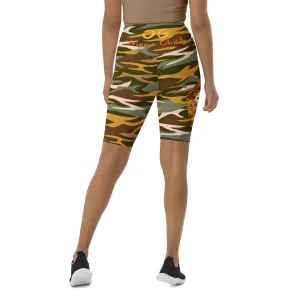 Camo Rays Biker Shorts