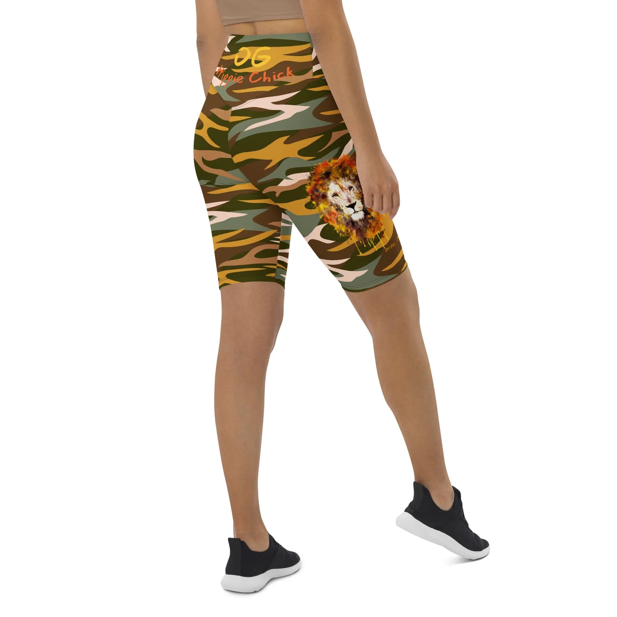 Camo Rays Biker Shorts