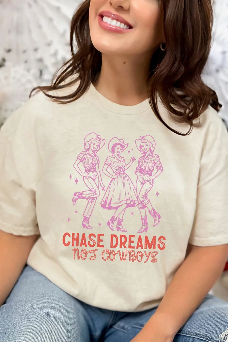 Chase Dreams Not Cowboys Softstyle Adult T-Shirt