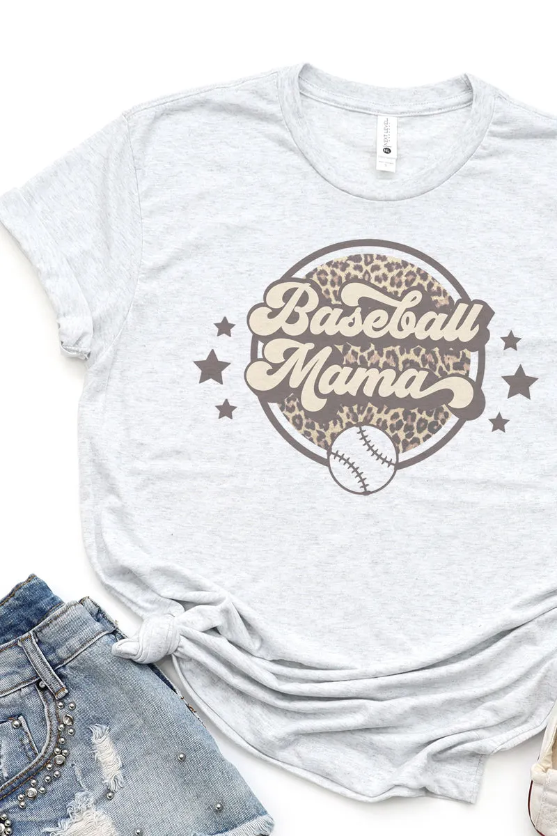 Cheetah Stars Baseball Mama Tri-Blend Crew Tee