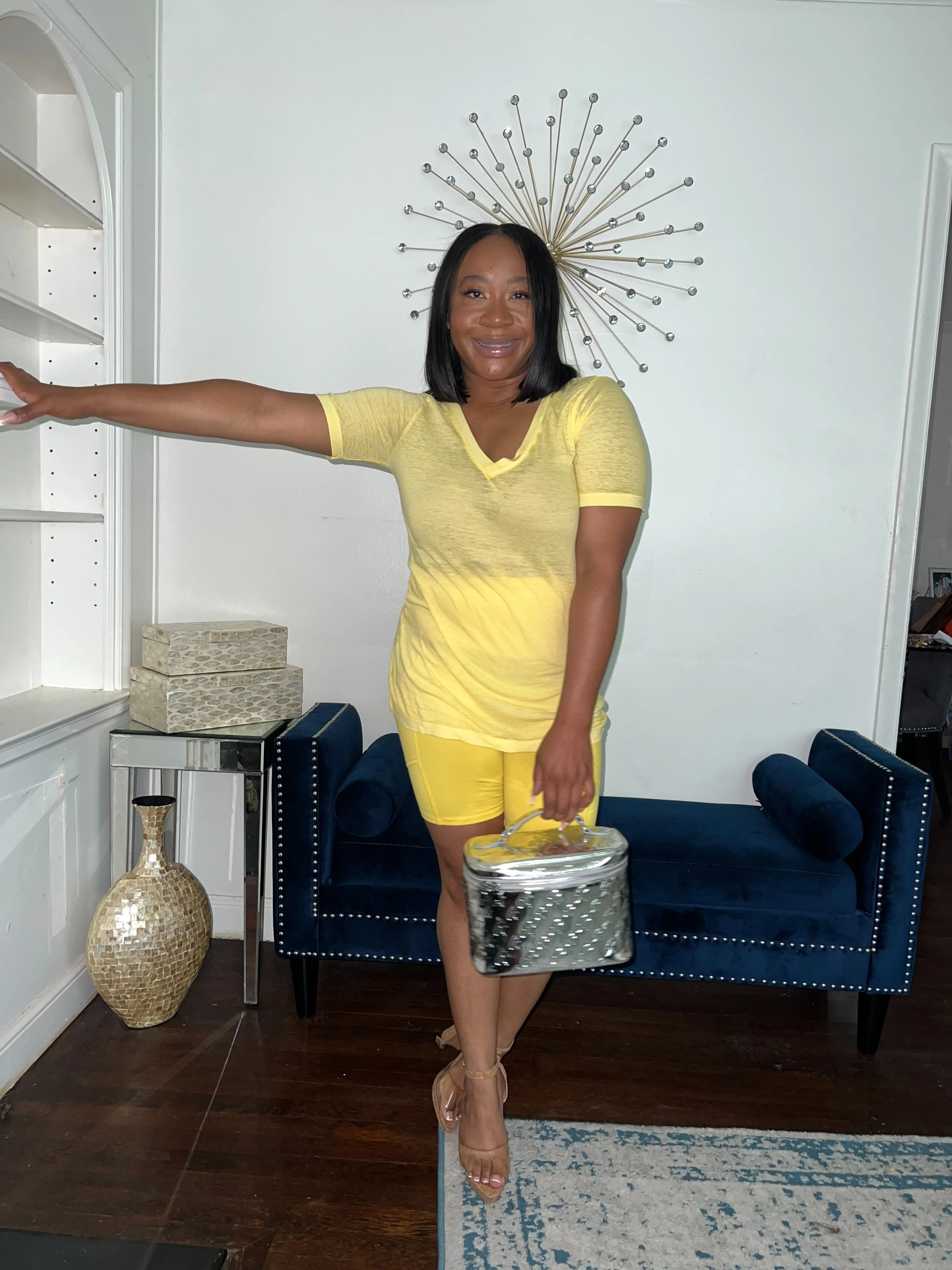 Chill Short Set- Yellow