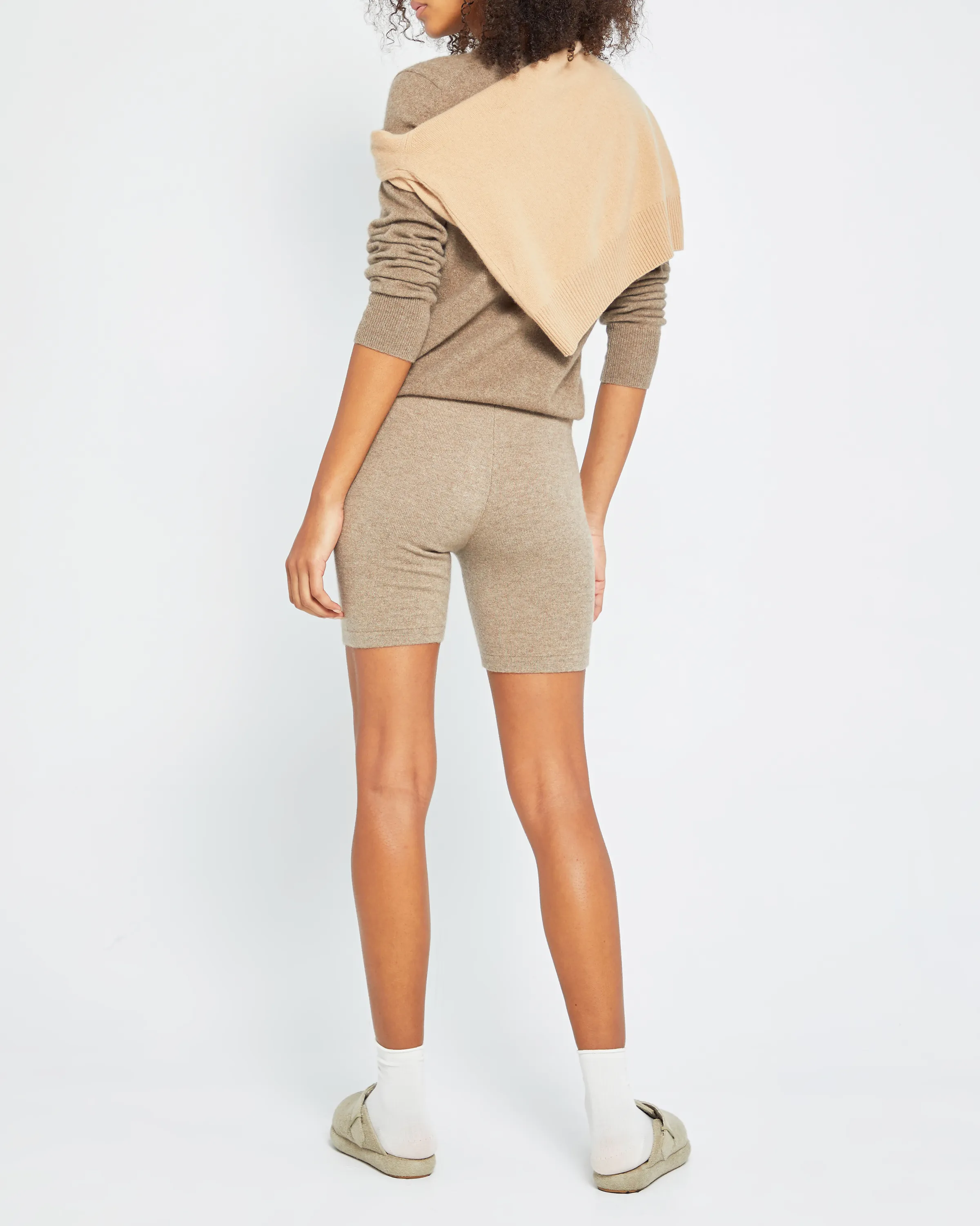 Cici Cashmere Biker Shorts