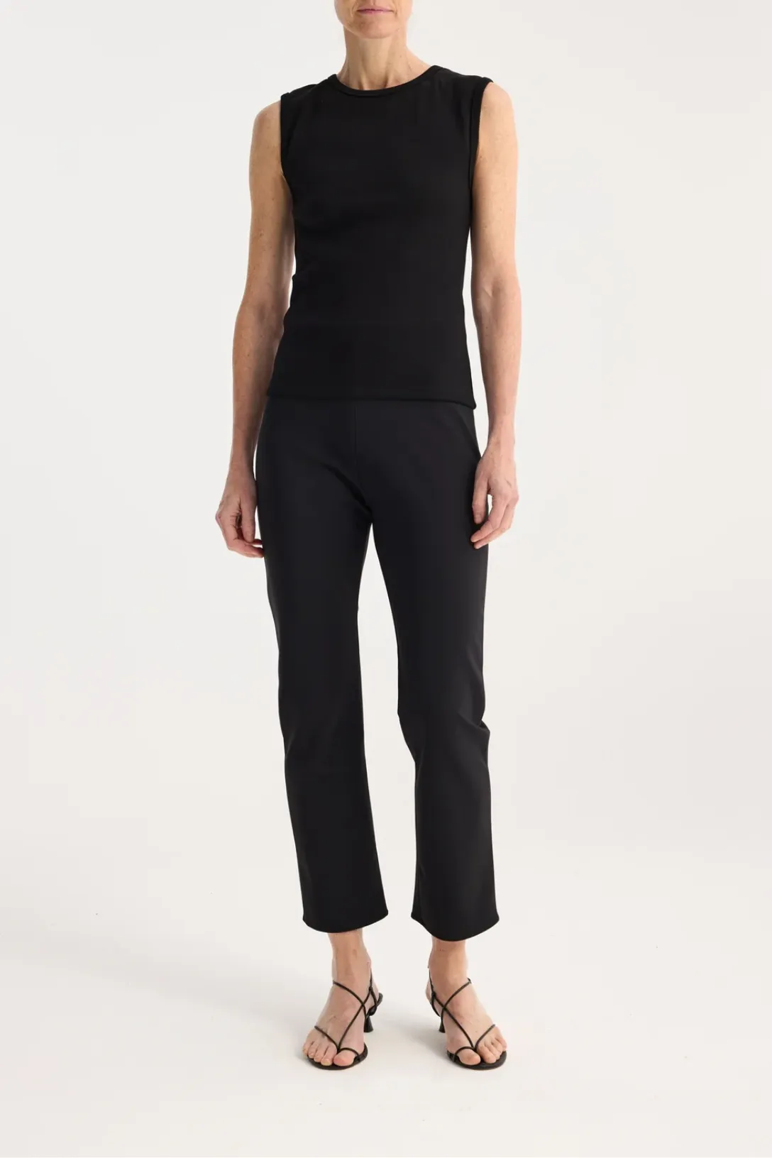 Cigarette Scuba Trousers | Black
