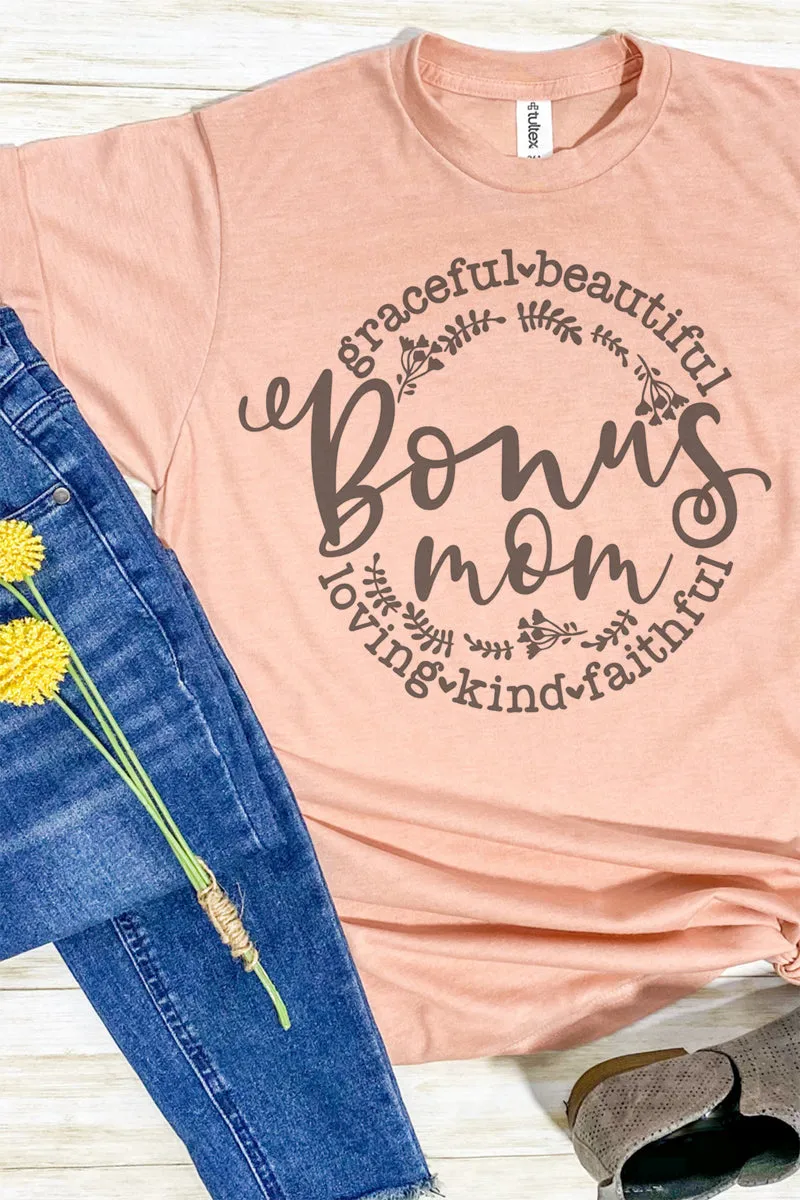 Circle Bonus Mom Unisex Poly-Rich Blend Tee