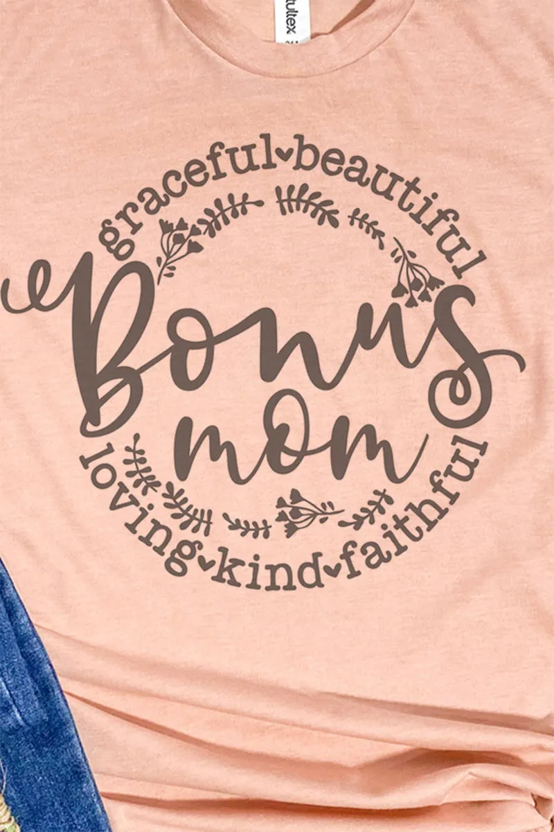 Circle Bonus Mom Unisex Poly-Rich Blend Tee