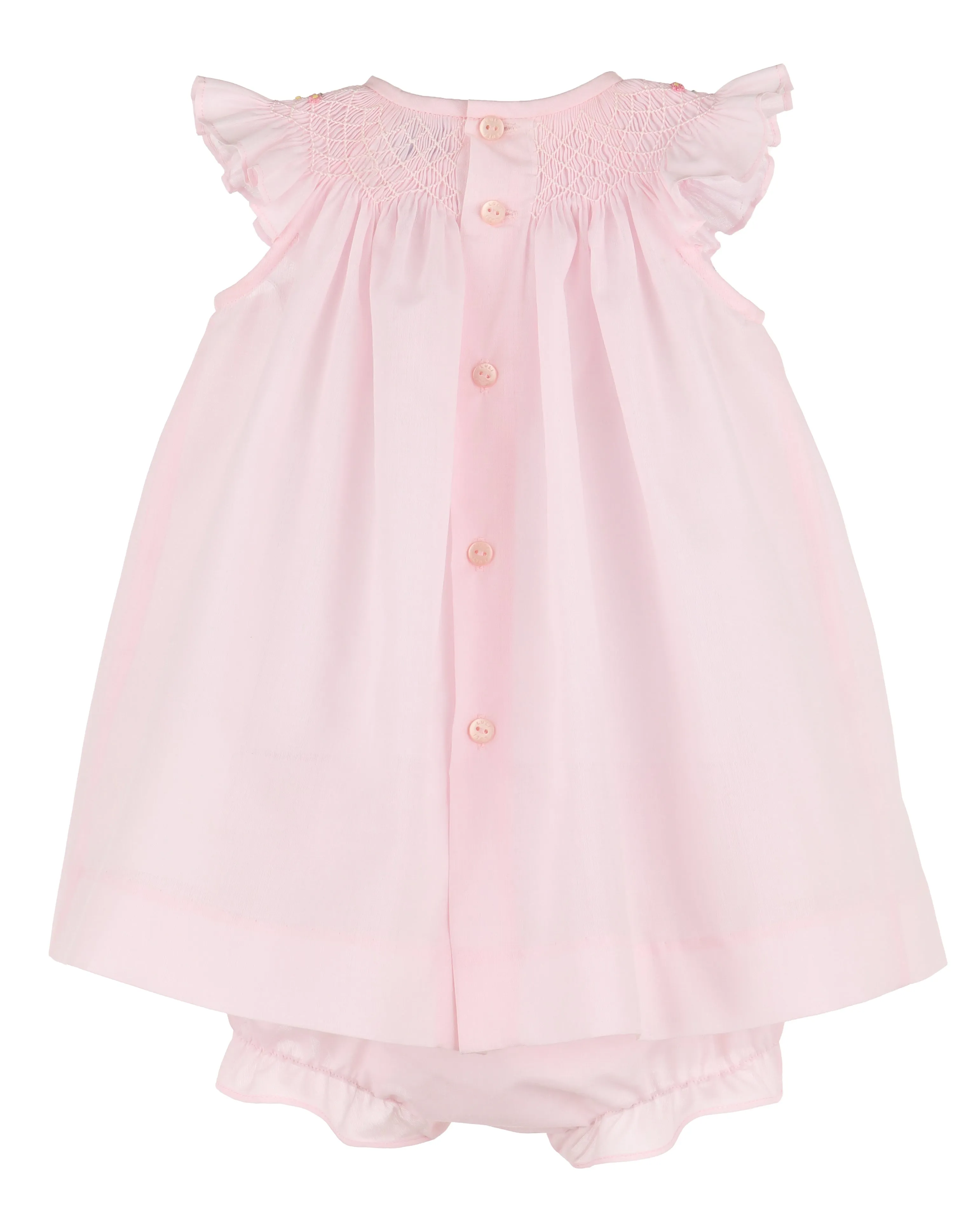 Classical Diamond Smocked Bishop Dress