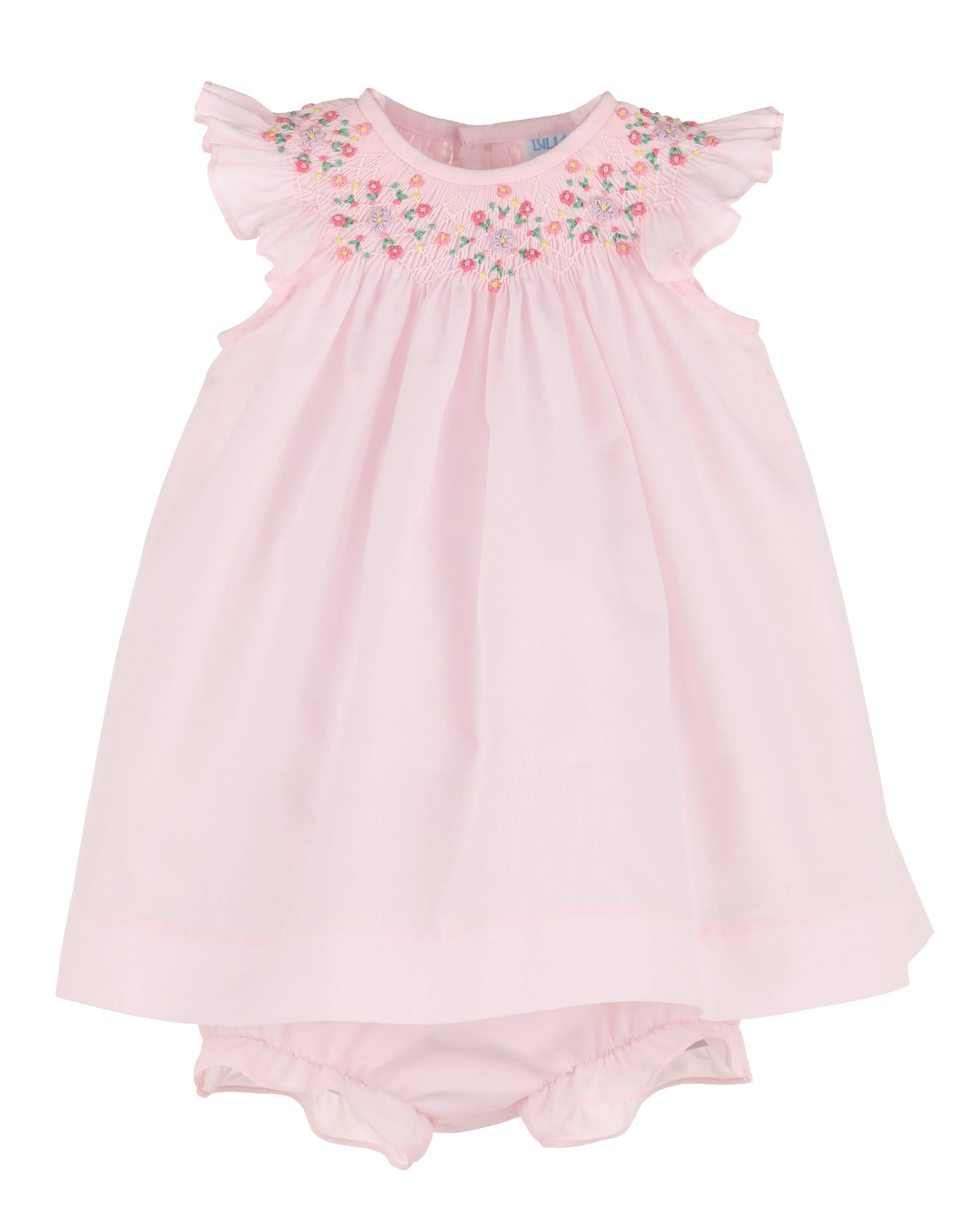 Classical Diamond Smocked Bishop Dress