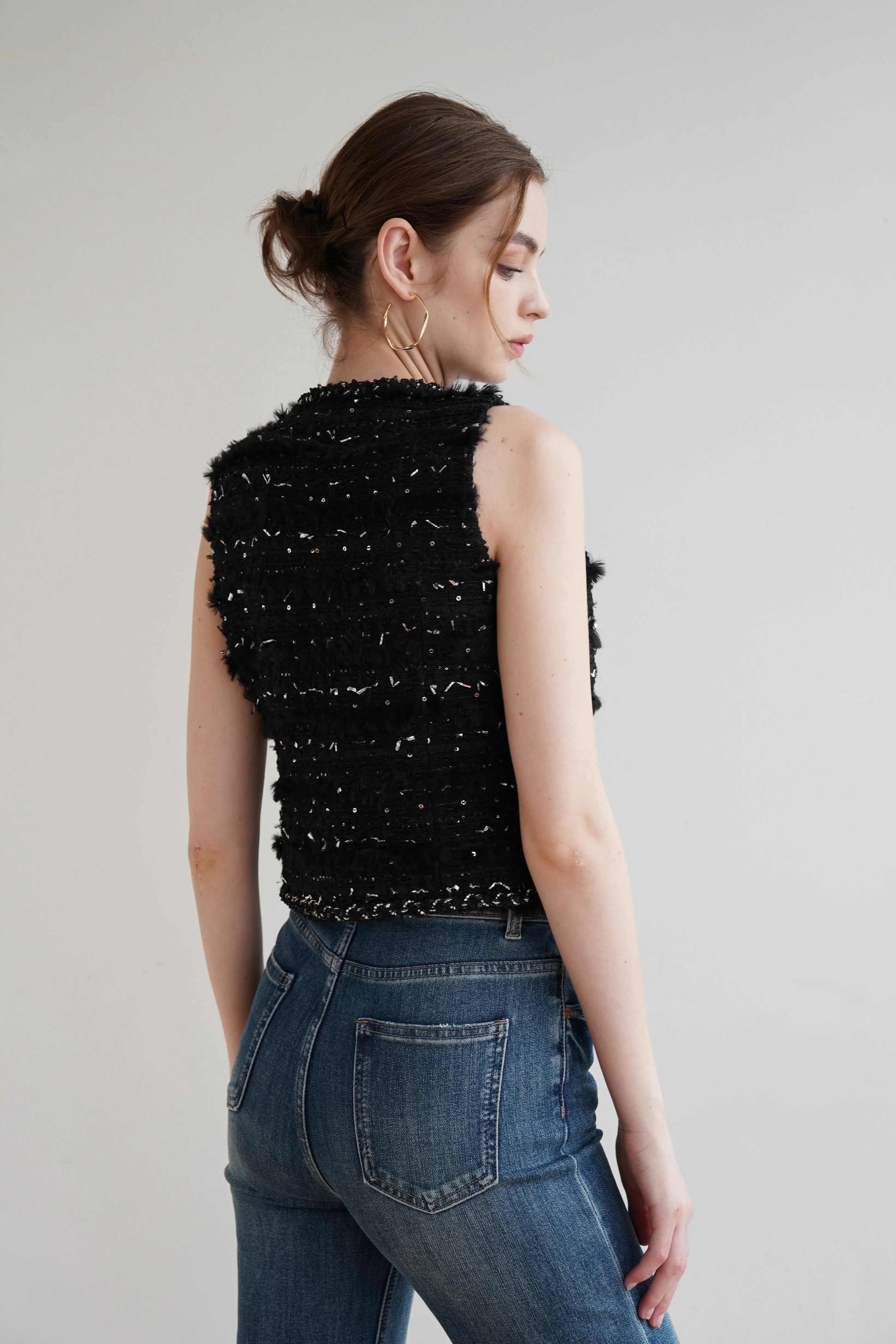 Colette Tweed Vest