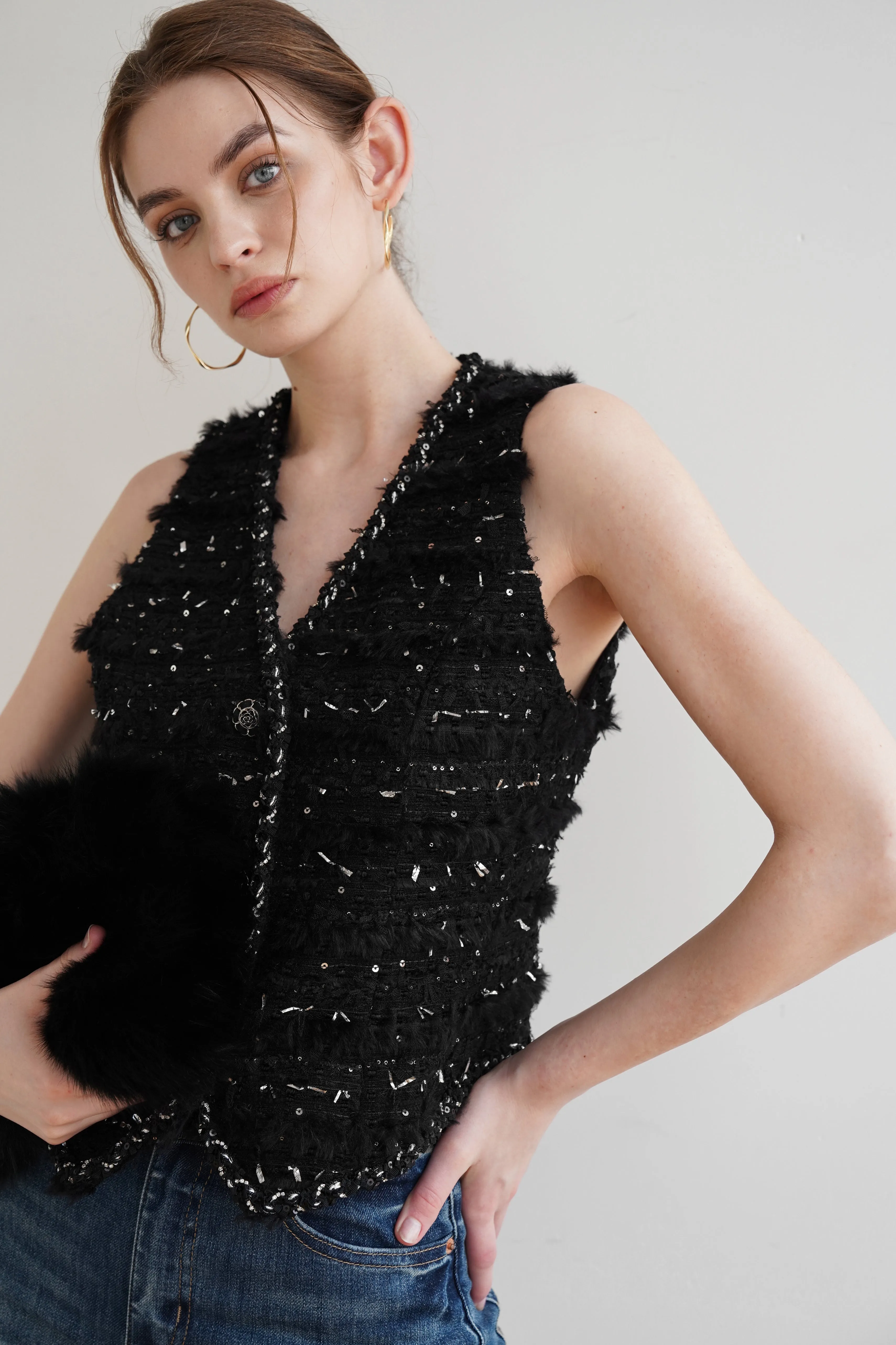 Colette Tweed Vest