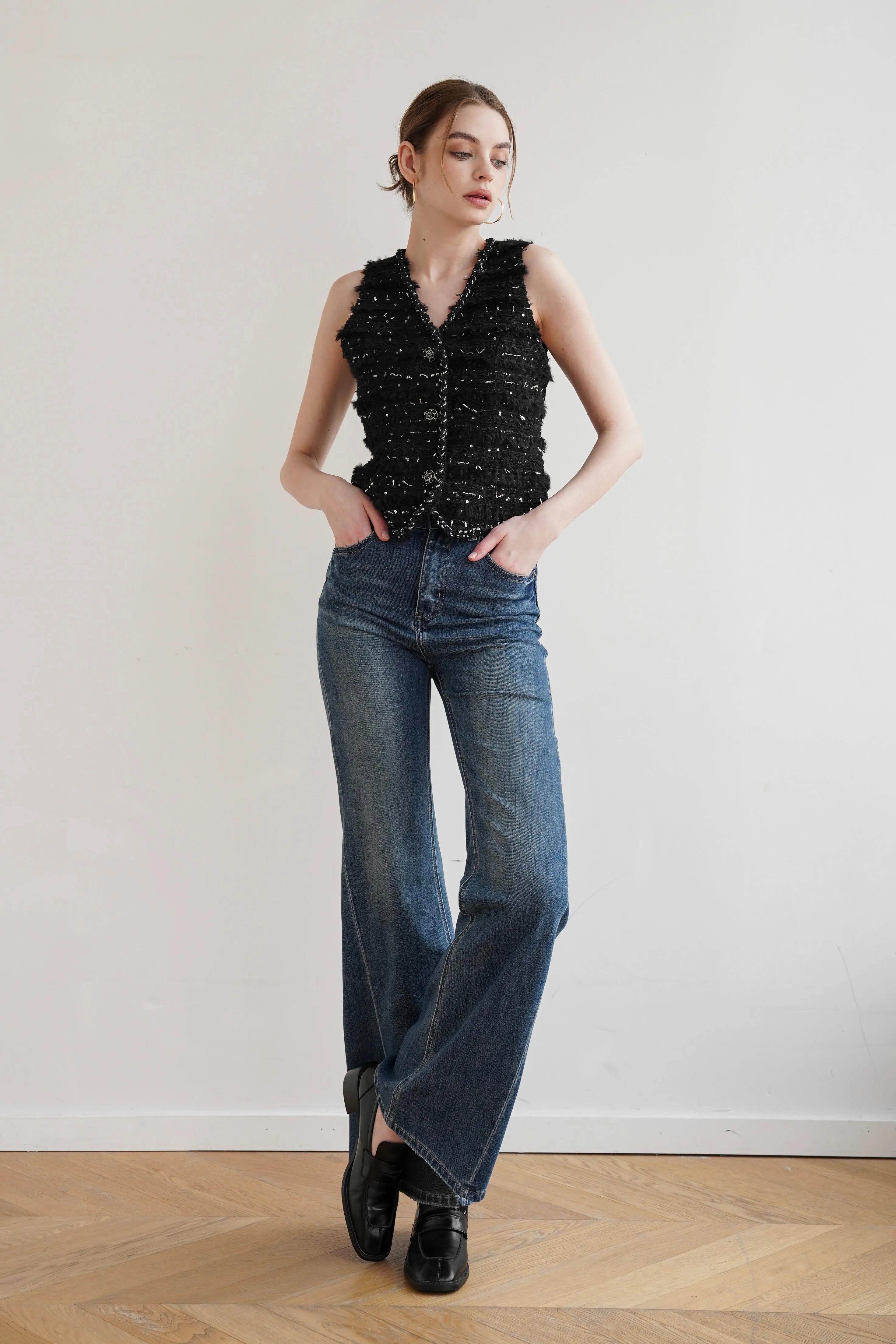 Colette Tweed Vest