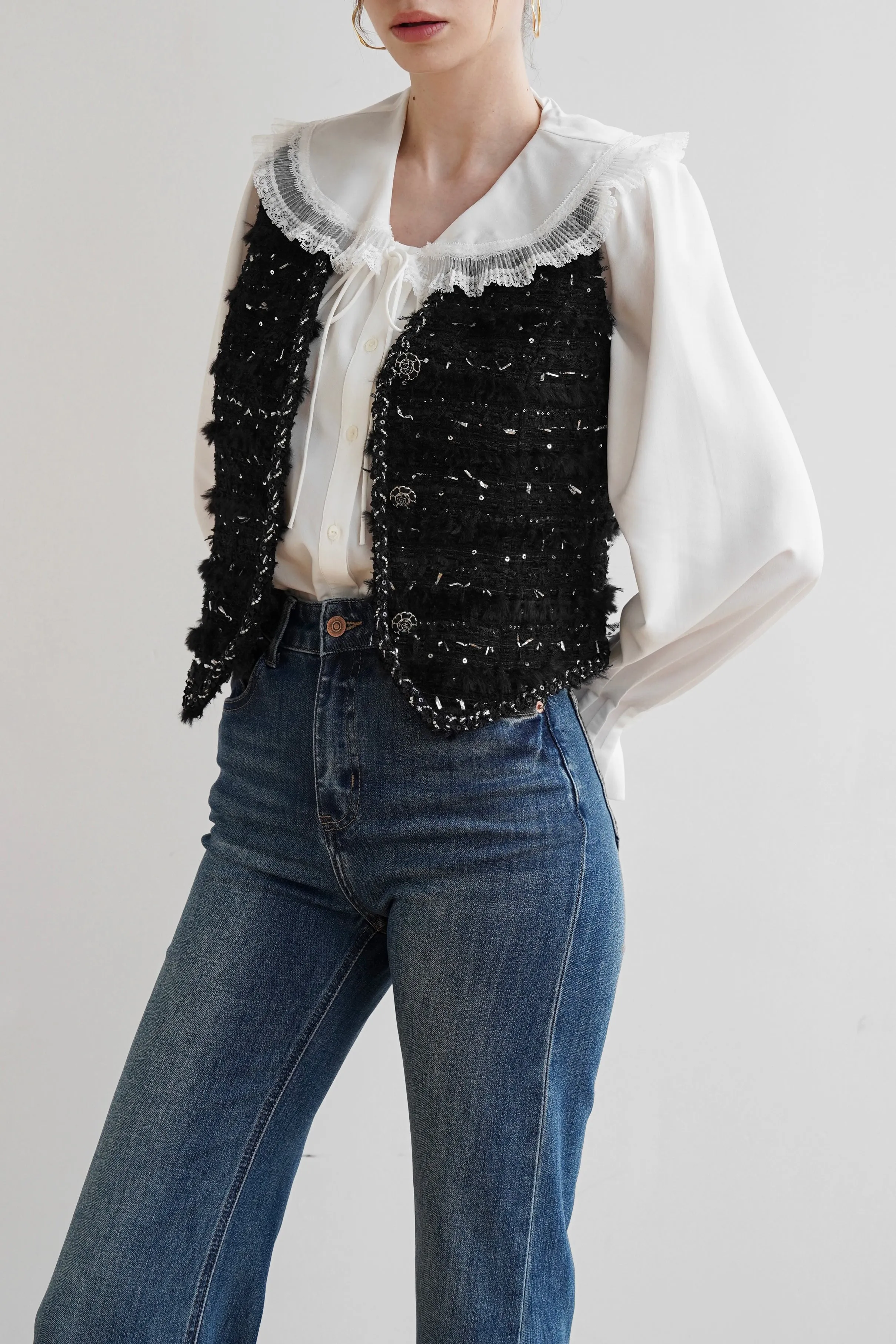 Colette Tweed Vest