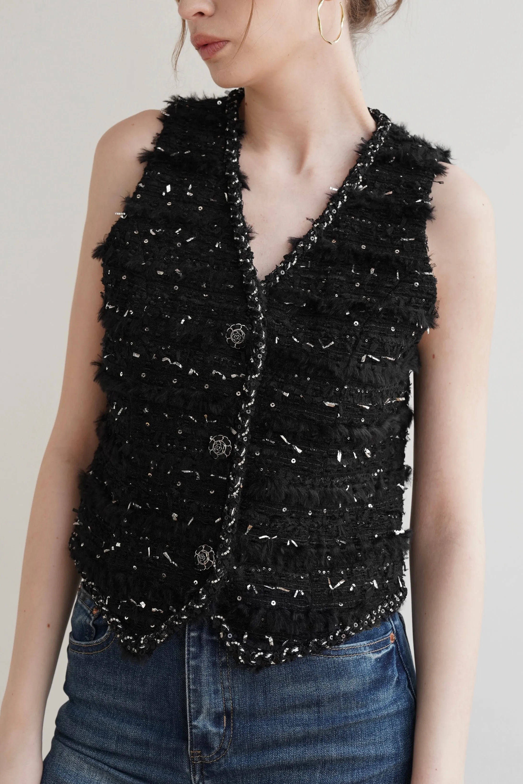 Colette Tweed Vest