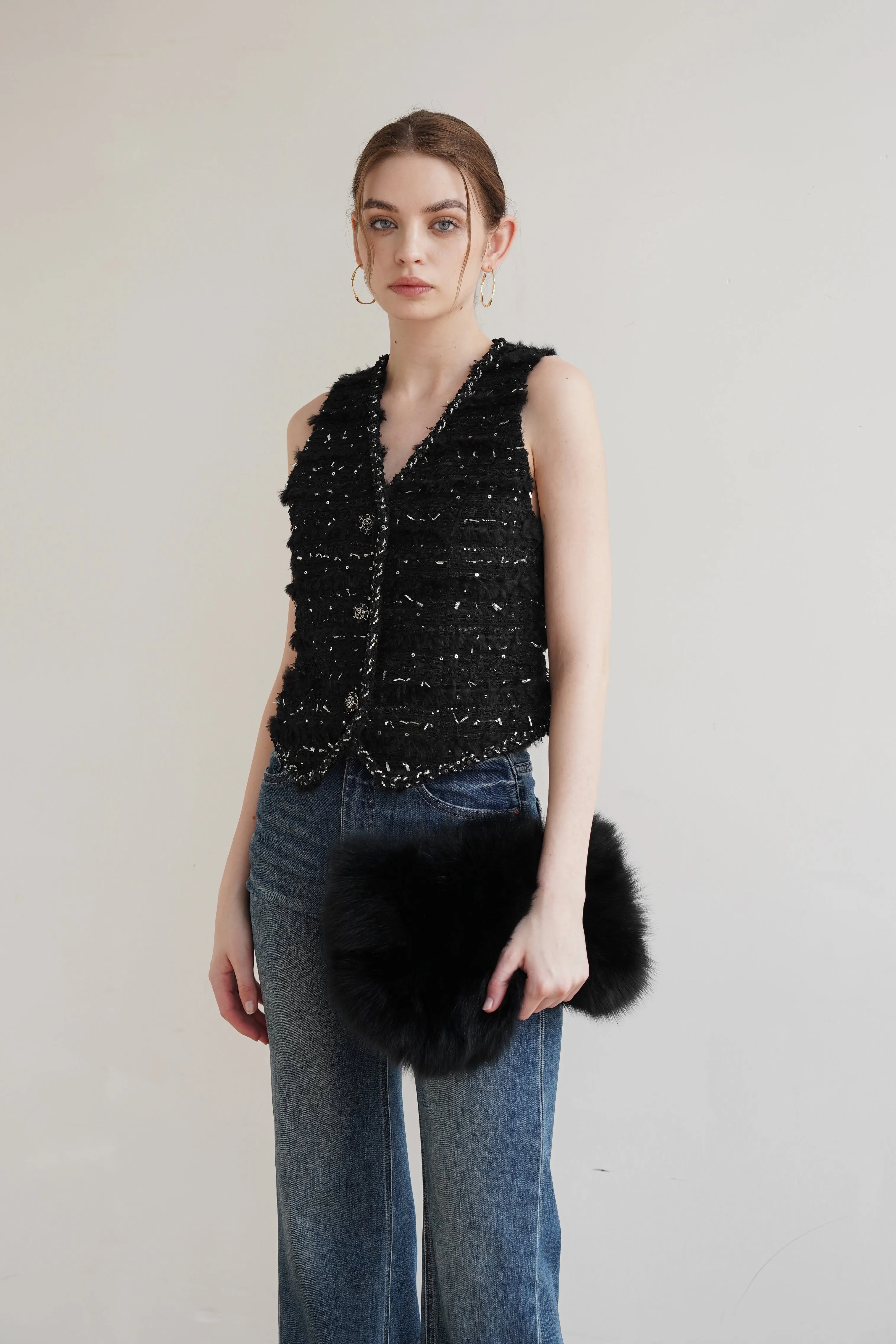 Colette Tweed Vest