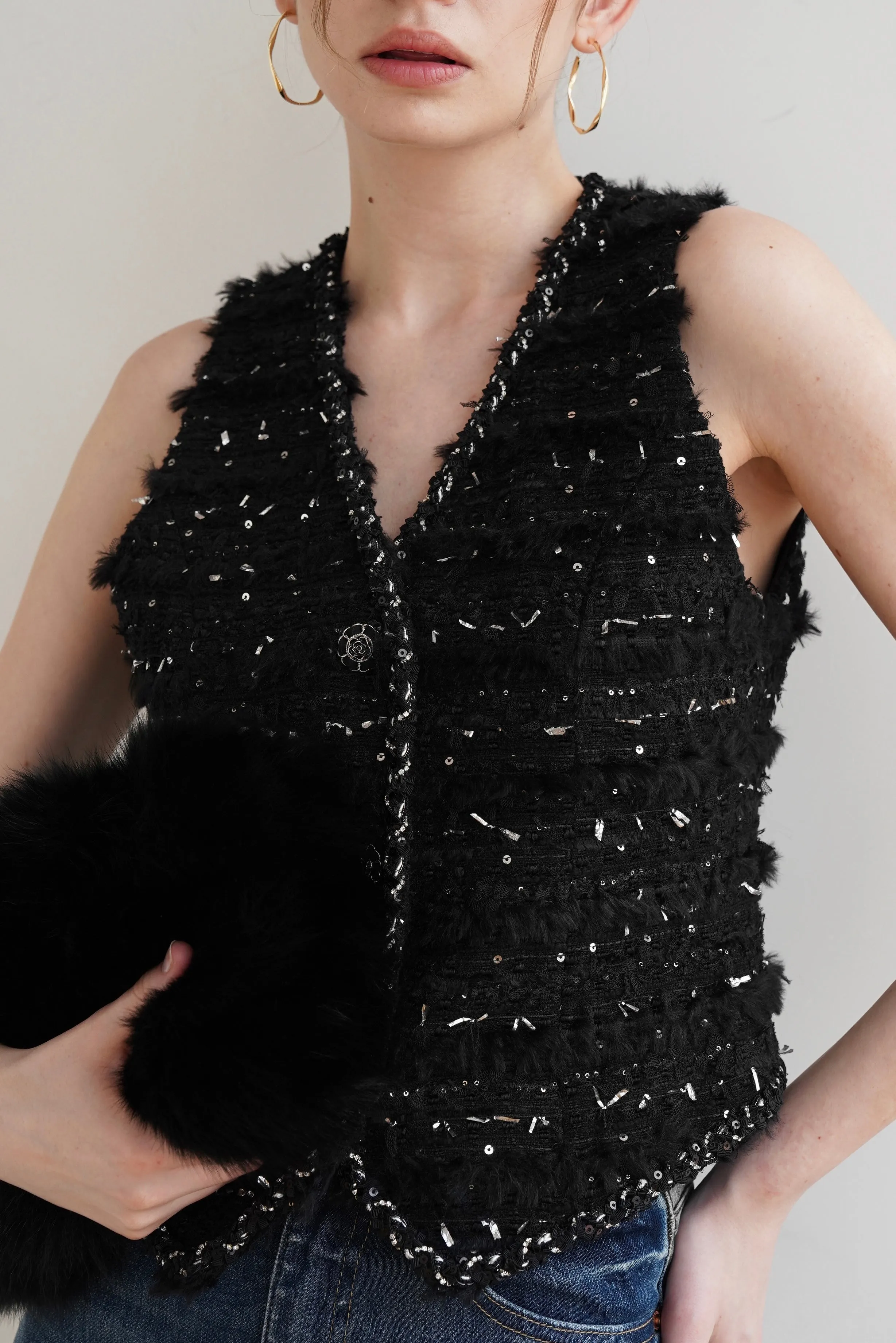 Colette Tweed Vest
