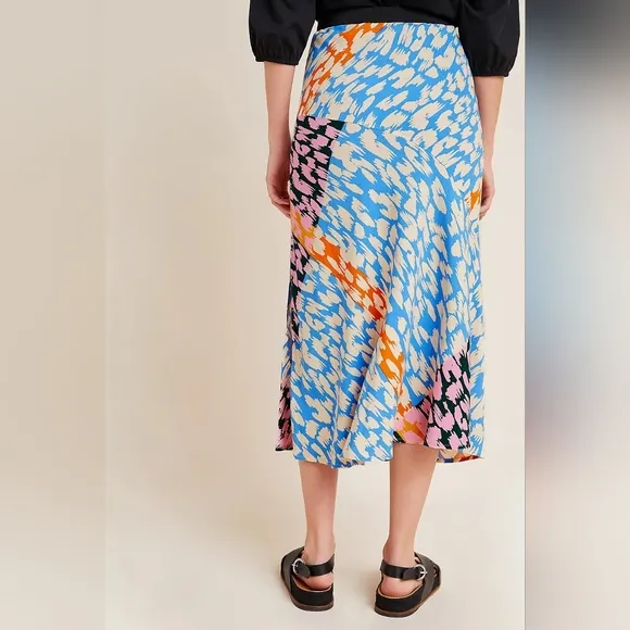 Corey Lynn Calter Bias Midi Slip Skirt SzXL