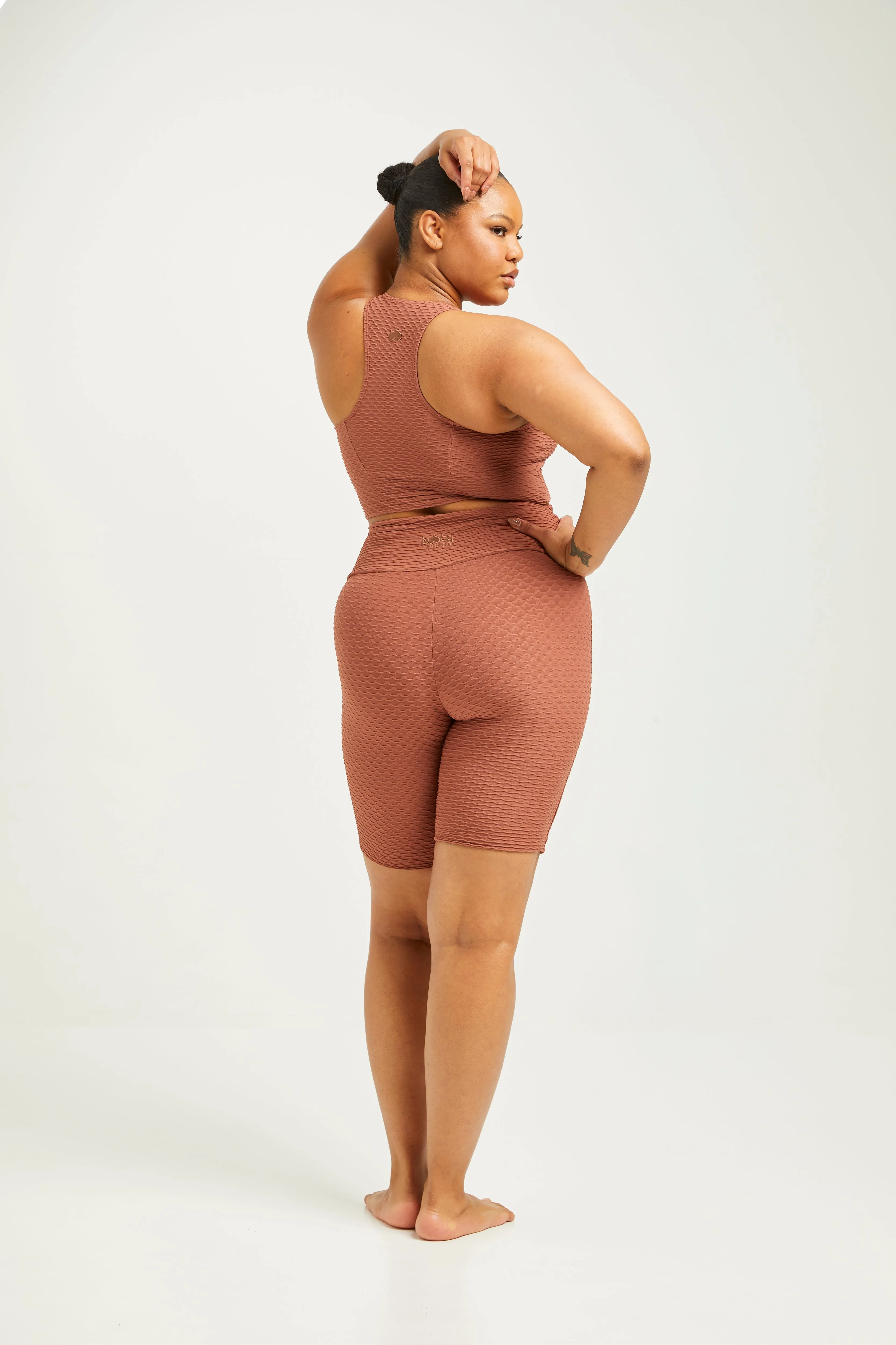 Croco Skin Shorts Cinnamon (FINAL SALE)