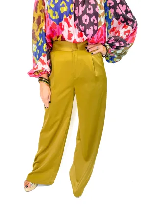 Crosby Cora Trouser - Amber Green