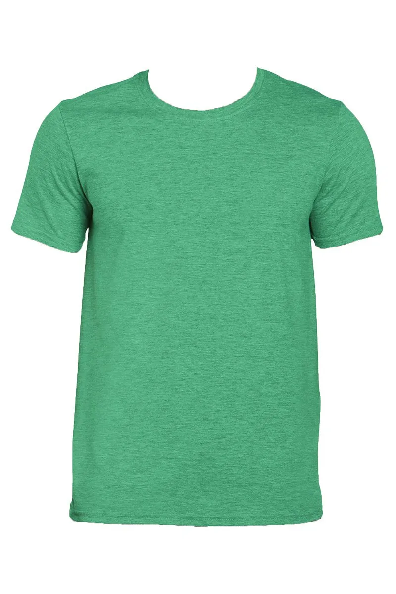 Cross Leopard He Is Risen Softstyle Adult T-Shirt