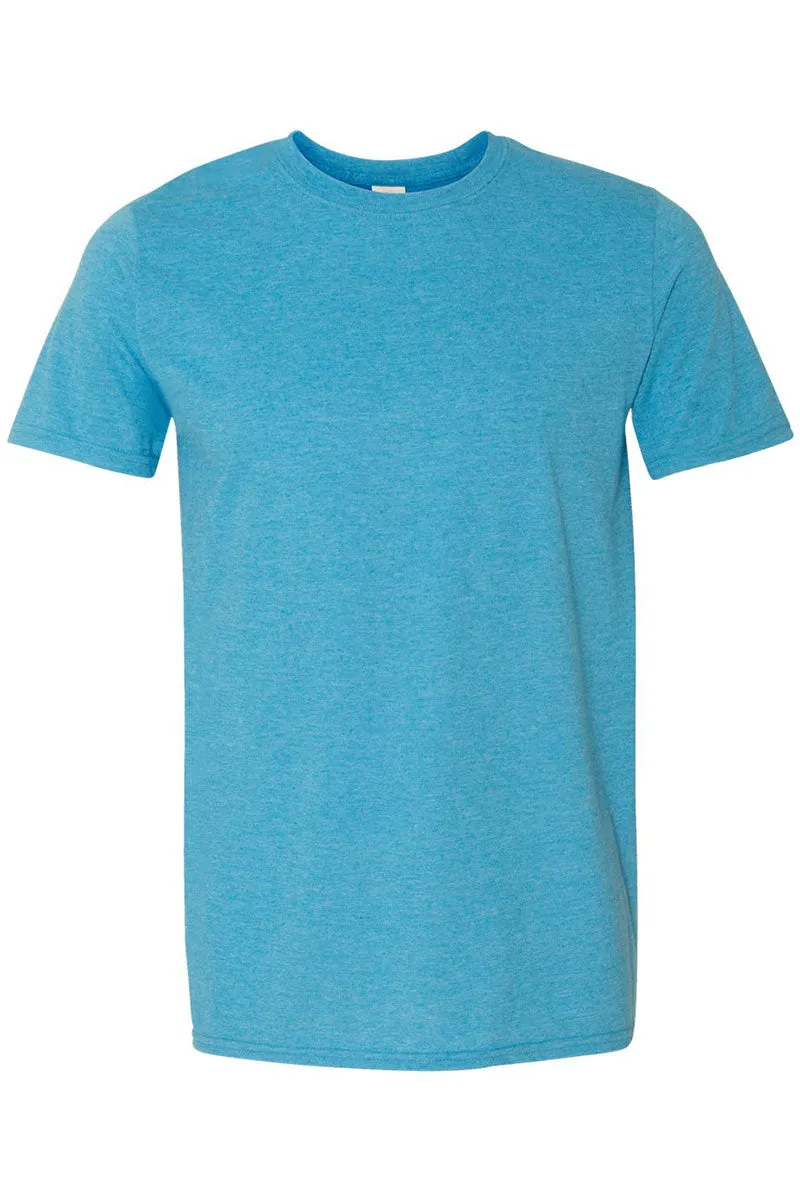 Cross Leopard He Is Risen Softstyle Adult T-Shirt