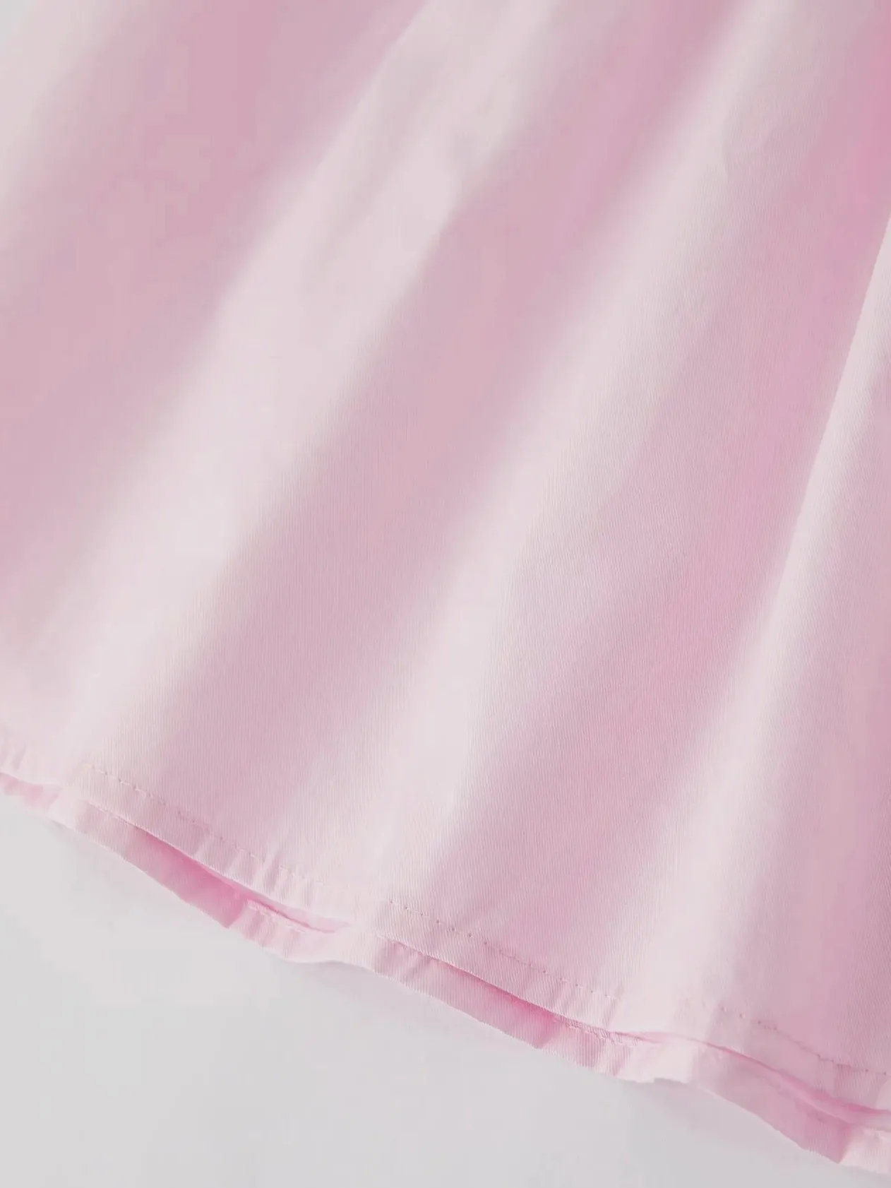Cross Smocked Dress: Light Pink