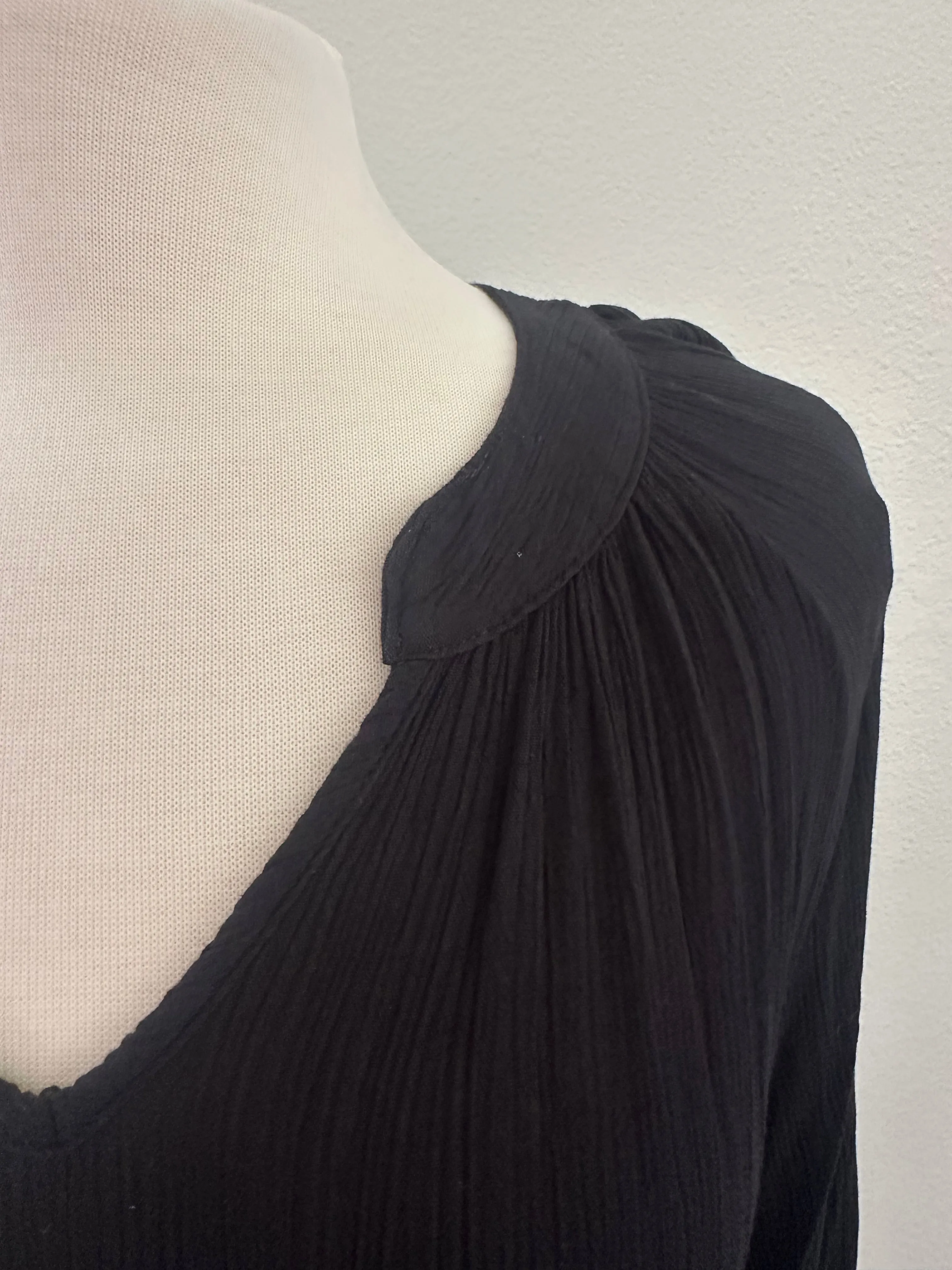 D158 SMOCKED LONG DRESS