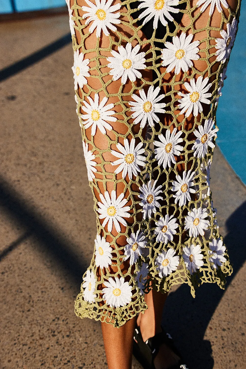 Daisy Jane Crochet Midi Dress