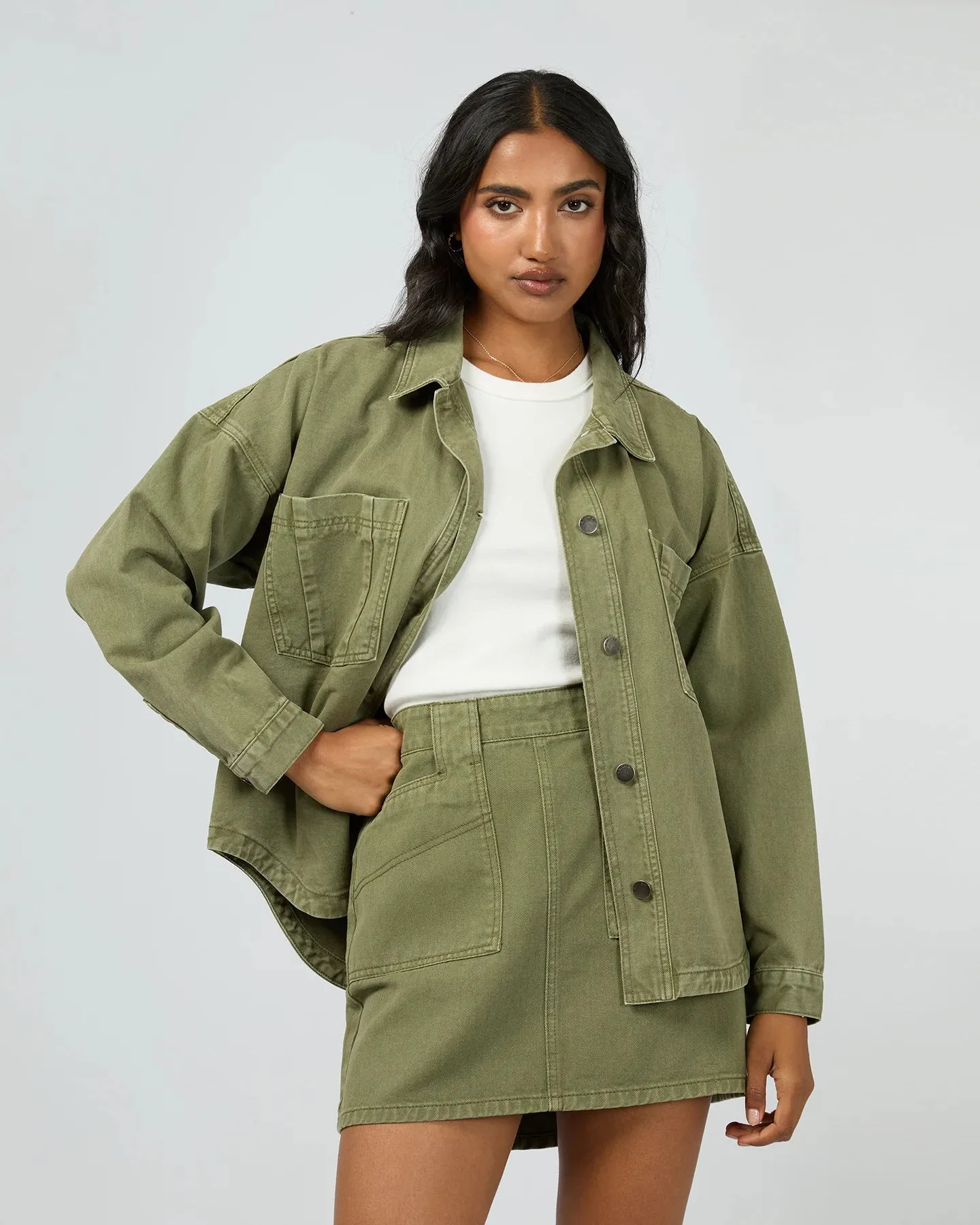 Dale Shacket Khaki