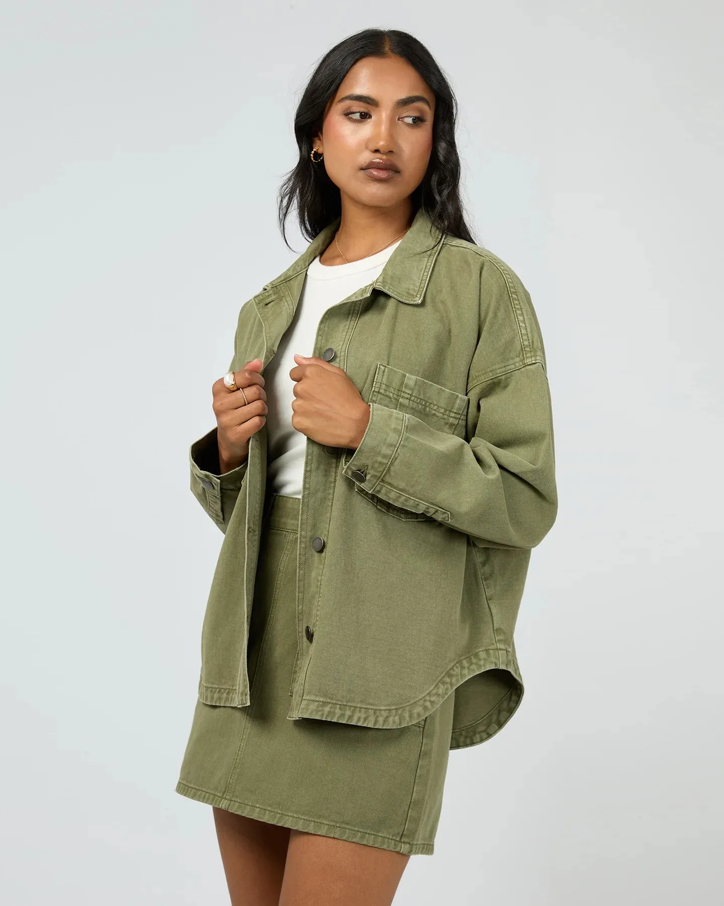 Dale Shacket Khaki