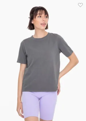 Dark Gray Crew Tee