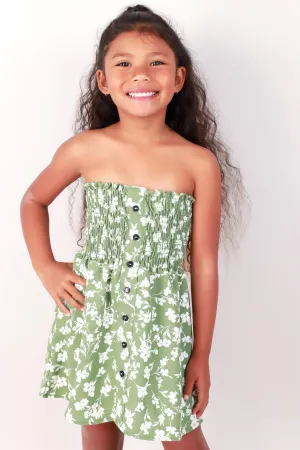DAY DREAMING SMOCKED BABYDOLL DRESS | KIDS SIZE 2T - 4T