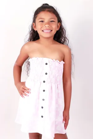 DAY DREAMING SMOCKED BABYDOLL DRESS | KIDS SIZE 2T-4T