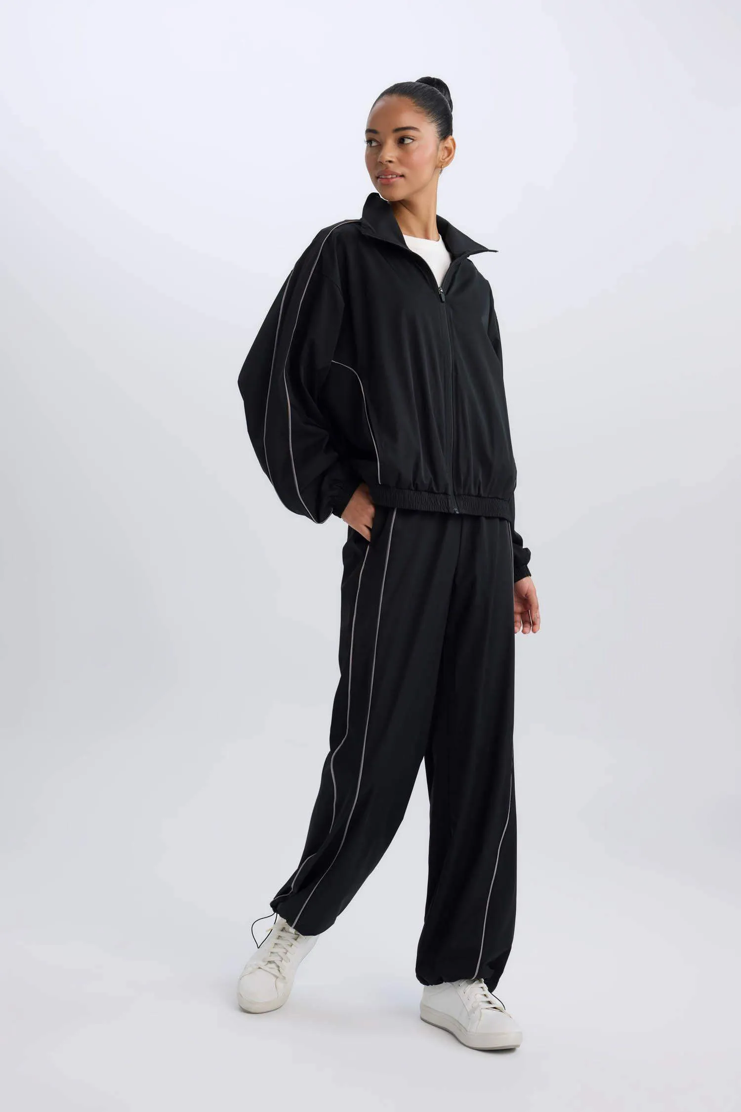 DeFactoFit Wide Leg Wide Legs Sportsman Weaving Pants