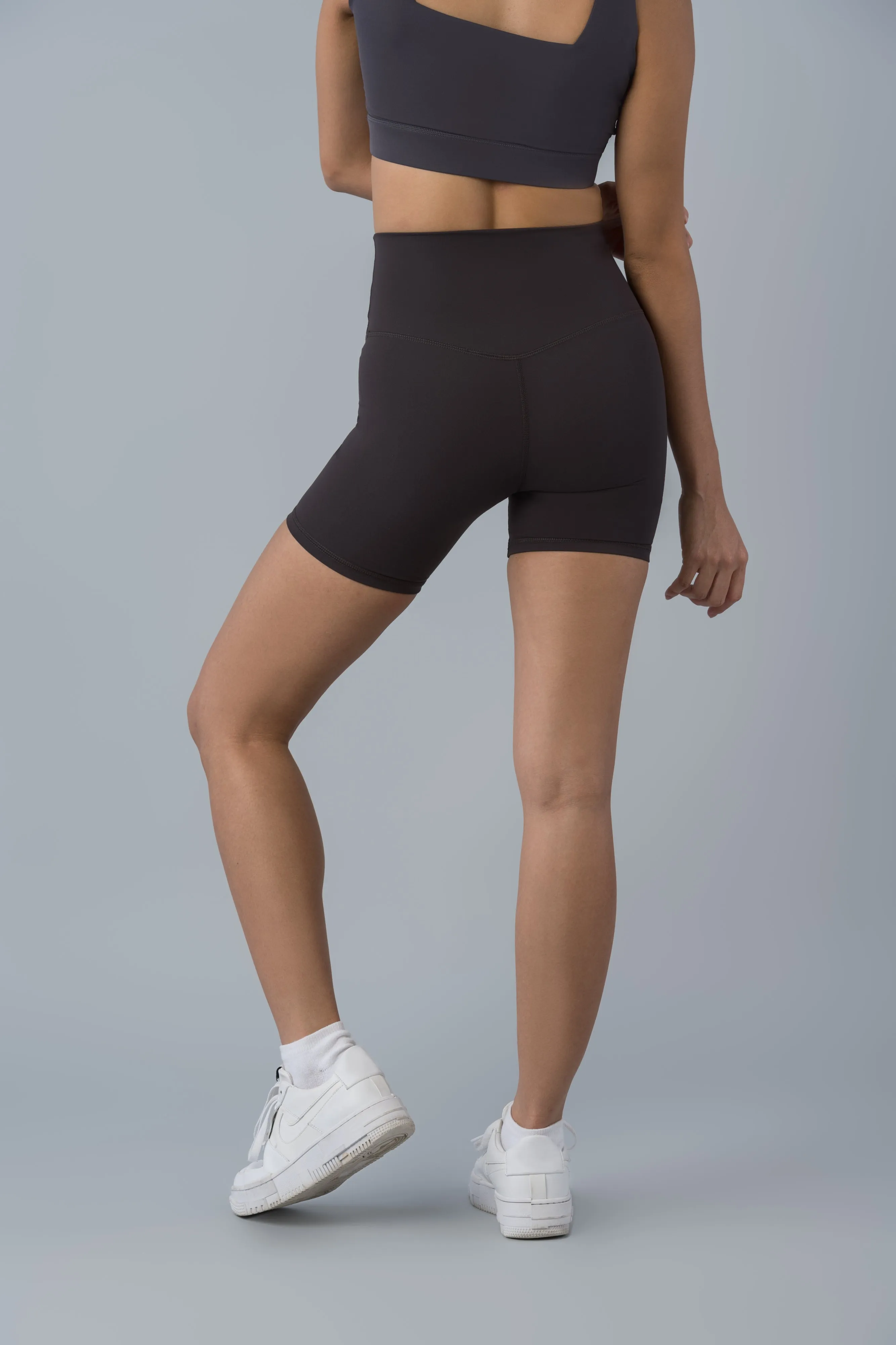 Demi Biker Shorts in Charcoal