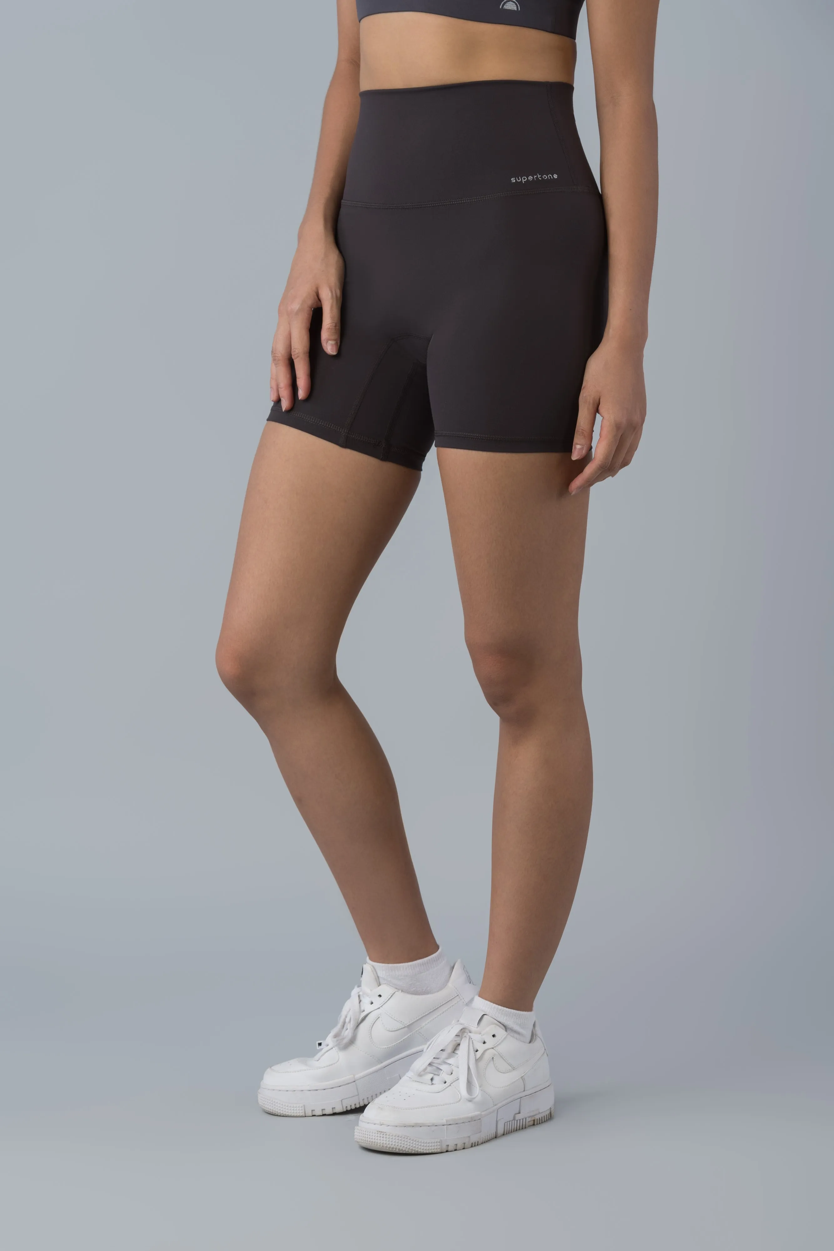 Demi Biker Shorts in Charcoal