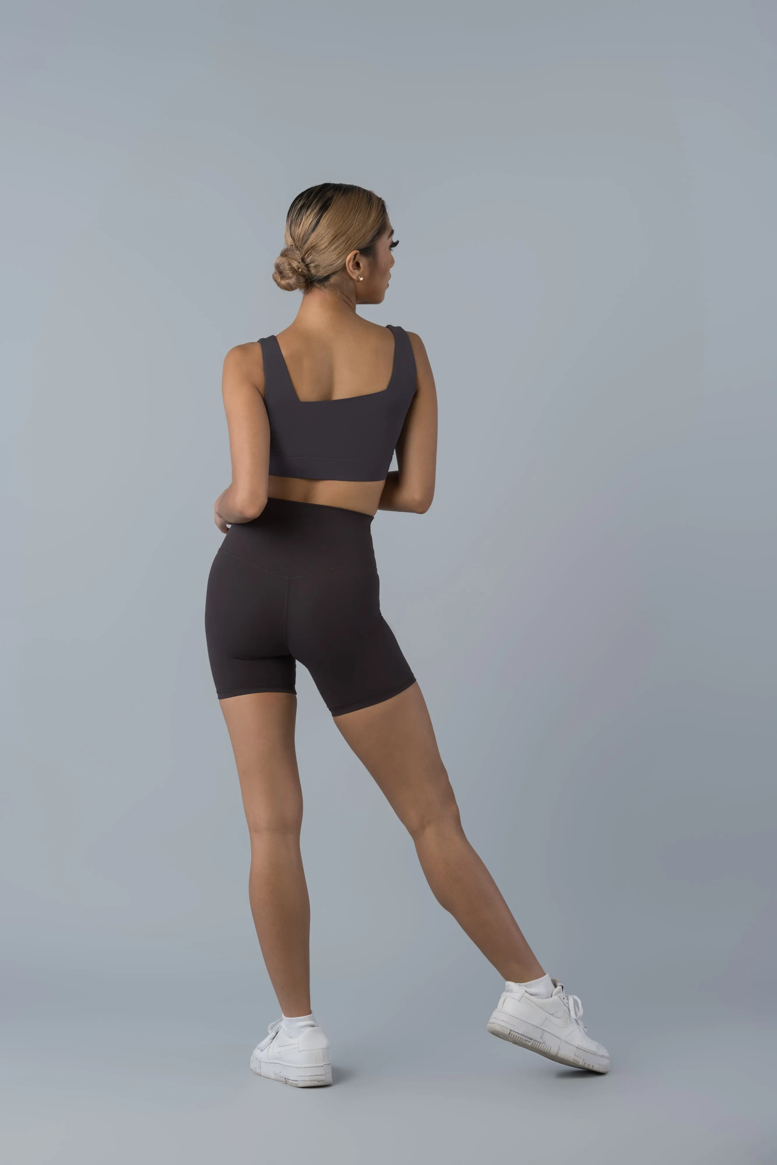 Demi Biker Shorts in Charcoal