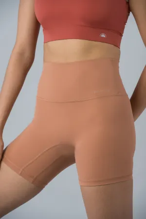 Demi Biker Shorts in Cinnamon