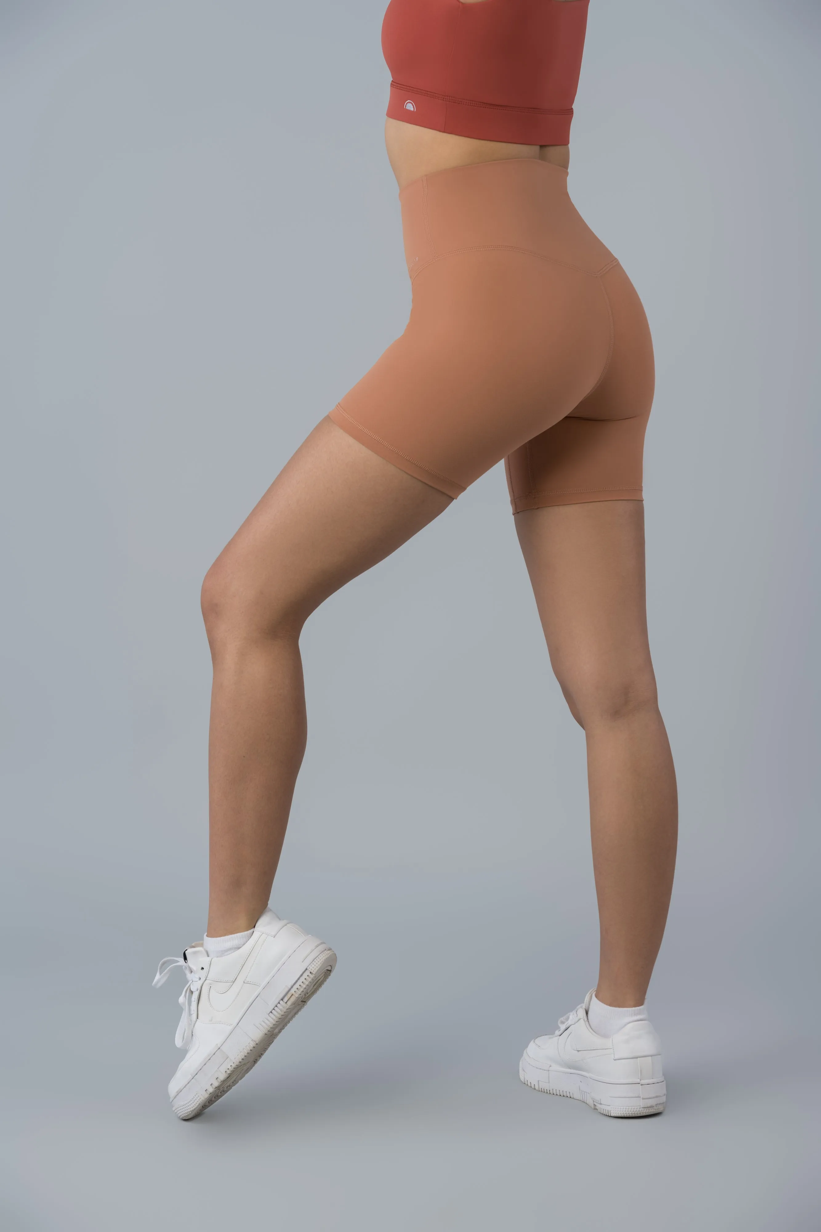 Demi Biker Shorts in Cinnamon