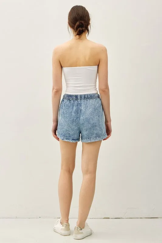 Denim Tencel Short