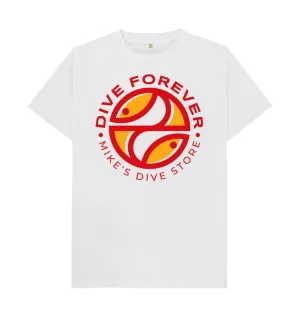Dive Forever T-Shirt Orange Outline