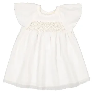 Donna White Embroidered Dress