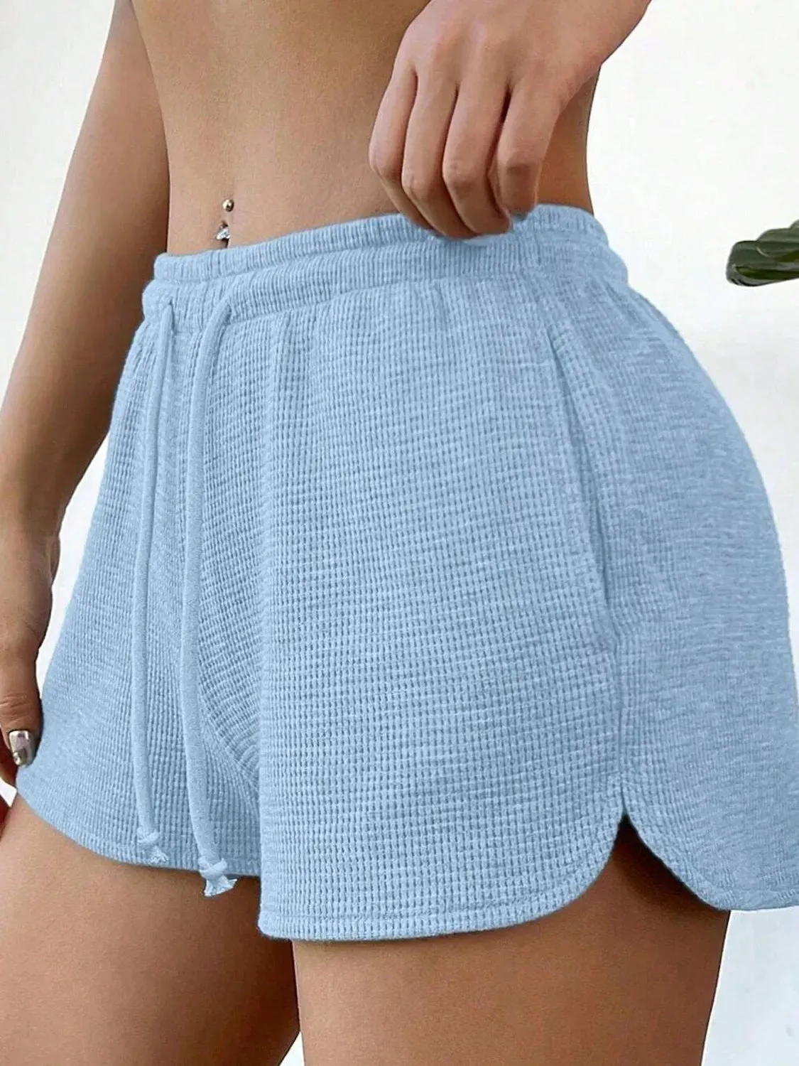 Drawstring Shorts with Pockets