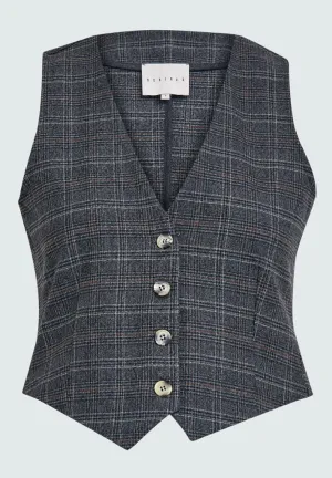 DSKim Cropped Vest - Chicory Coffee